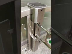 Portão de barreira tipo P com balanço bidirecional totalmente motorizado de 90 graus