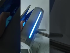 Torniquete semi automático dinâmico de Drop Arm Tripod do leitor do solenoide RFID da luz do diodo emissor de luz de Marqueen