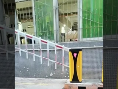 K10 Amarelo Preto Cássaro de cor Porta de pedágio ajustável de velocidade