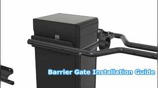 Vídeo de instalação do braço de barreira DZ-2307