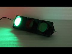 Semáforo LED Verde Amarelo Vermelho Lente Colorida 100mm