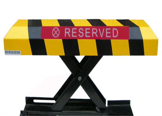 Trava de Estacionamento para Carro com Controle Remoto, com Altura de Elevação de 300mm e Revestimento de Plástico por Pulverização