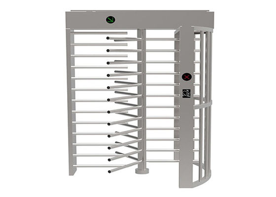 Catraca de altura total com leitor de impressão digital, construção em aço inoxidável 304 e recurso anti-retaguarda
