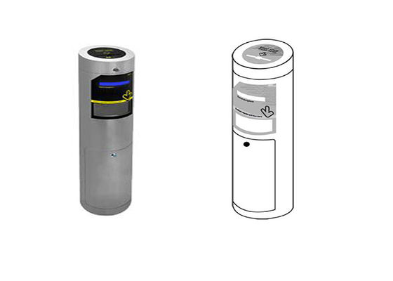 Coletor de Cartões Dropbox com Capacidade para 280 Cartões e Entrada de Energia AC230 para Controle de Acesso Integrado