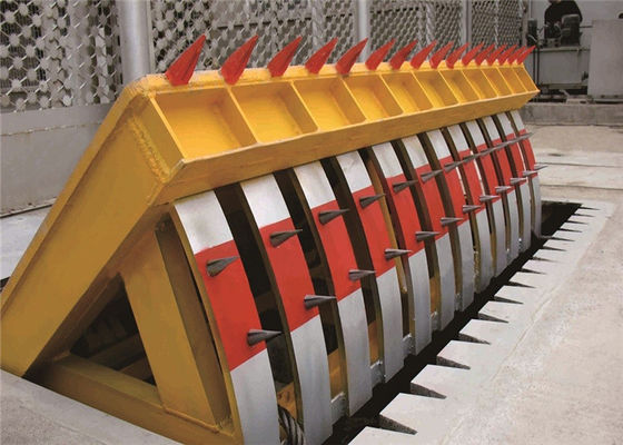 Bloqueador hidráulico de estradas de baixo ruído com carga por eixo de 70T e controlo PLC para curva ascendente de alta segurança