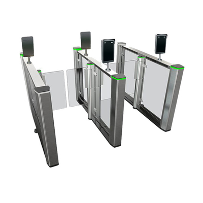 BLDC Motor Speed ​​Gate Torniquete Plexiglass Transparência Ampla Passagem de Folga