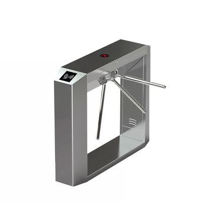 Catracas Eletrônicas de Aço Inoxidável 304 IP54 com Catraca Tripé de Meia Altura para 30-35 Pessoas/Minuto