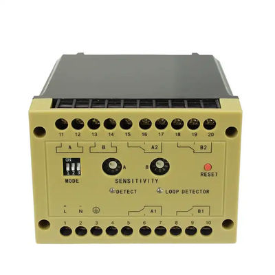 Detector de circuito de veículo de canal único com tempo de reação de 10 ms para sistema de gestão de estacionamento
