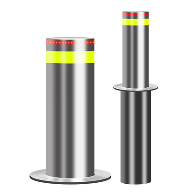 Bollarda retrátil automática de 600 mm para abastecimento de energia residencial e 220 V