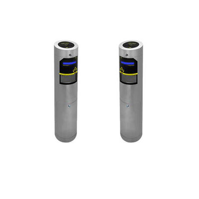 Coletor de Cartões RFID em Aço Inoxidável 304 com Capacidade para 280 Cartões e Luz Indicadora de 3 Cores para Catraca de Controle de Acesso