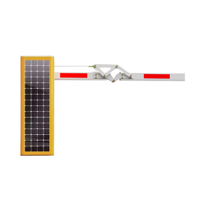 Controle remoto Instalações de estacionamento de longa distância Barreira Bateria recarregável solar móvel