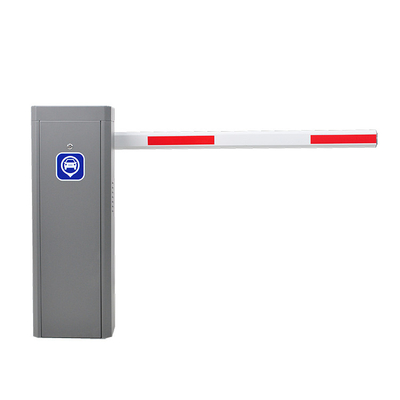 Sistemas de porta de barreira de velocidade de motor sem escovas de corrente contínua cinza 3m-6m comprimento de barra para estacionamento