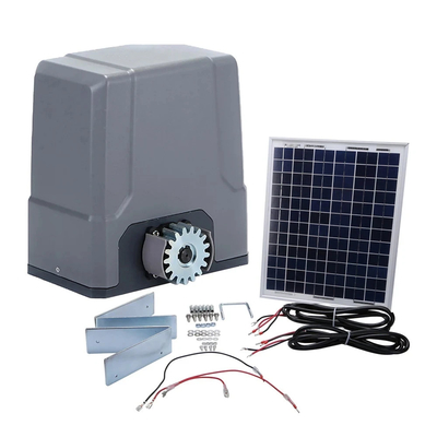 SL800DC Abridor de Portão Deslizante 24V DC Motor Painel Solar Carregado Bateria de Backup Controle remoto