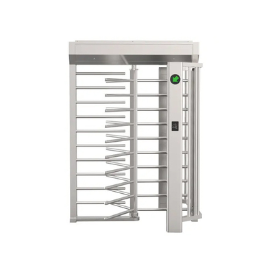 Controlo de acesso biométrico Porta de altura total com sinal de trânsito rápido e contacto seco