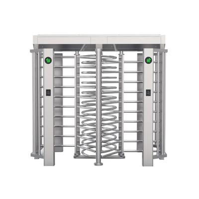 Entrada e saída de altura total Portão de torneira Guarda de alta segurança Semi-automático Dual Lane