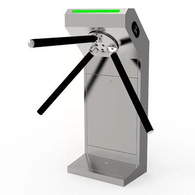 Pedestre Bi-Direcional Tripódio Portão Turnstile resistente a intempéries 1,5 mm Estrutura de espessura