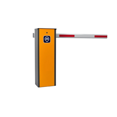 Portão de barreira automático de posicionamento de braço vertical e horizontal com estrutura curva de haste triplo de ligação