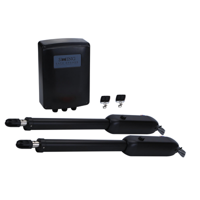 Suporte para a lâmpada de alarme de células fotovoltaicas do sistema solar GSM e fechadura eletrônica com operador SW400DC Swing Gate