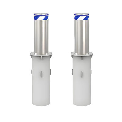 Barreira retrátil hidráulica automática integrada com aço inoxidável 304 e luz LED