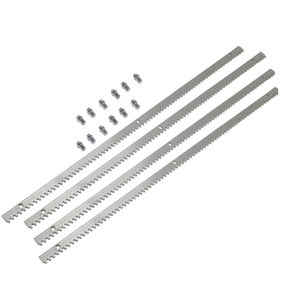 8mm 10mm 12mm 22mm Espessura Um metro de comprimento Carregador de engrenagens de aço galvanizado para motor de porta deslizante