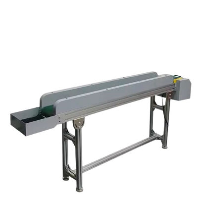 Cinturão de transporte de telefone móvel de aço inoxidável com velocidade ajustável para verificação de segurança