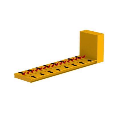 Ferramenta de limpeza de pneus de aço A3 de carga pesada com capacidade de 80 T e tempo de resposta de 1-2S para segurança de barreiras de espinhos na estrada