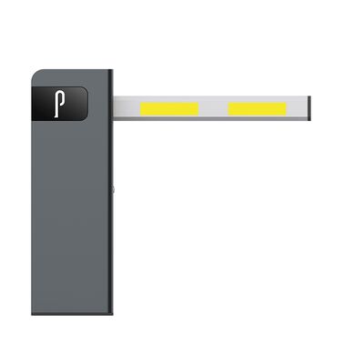 Barreira de tráfego com lança de controle de tráfego de carcaça metálica DC24V 100W de alta velocidade para casas, edifícios de escritórios e supermercados