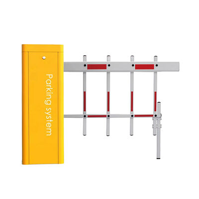 Portão automático de barreira de explosão com placa de aço laminada a frio de 1,5 mm, fonte de alimentação DC24V e potência nominal de 160W para sistemas de estacionamento