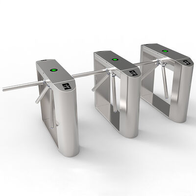 Portão de barreira de entrada SS304 Tripé catraca IP54 Controle de acesso de segurança
