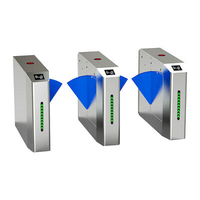 Catraca de barreira com aba RS485 SS304 IP44 para controle de acesso e gestão de pedestres