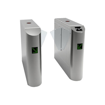 Barreira de Acesso Flap de 27cm de Comprimento do Braço DC24V em Aço Inoxidável 304 Speed Gate para Controle de Acesso