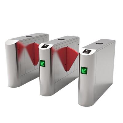 Porta de velocidade indicada por luz LED com sistema de alarme e porta de barreira de flaps de espuma PU