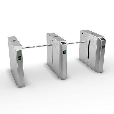 Turnstile de braço de queda de motor BLDC bidirecional com taxa de fluxo de 30 pessoas/min para controlo de acesso