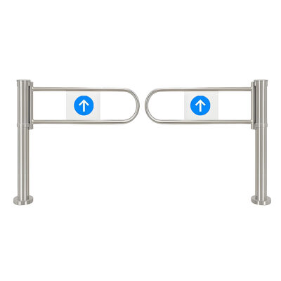304 Stainless Steel Manual Swing Turnstile Gate with IP68 Protection and Anti-Pinch Mechanism for Secure Access Control