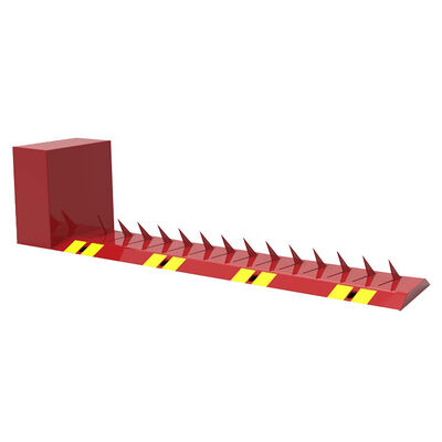 Pneumático hidráulico de dois sentidos de matador de pneus com espessura de lâmina de 10 mm e 40 T Min. Carregamento para controle de veículos de estrada