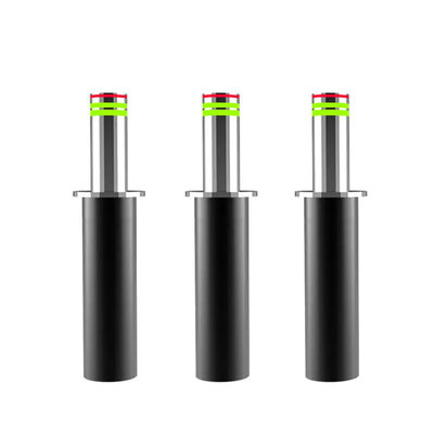 SS304 Bollardo ascendente automático com capacidade de carga de 100 T e velocidade ajustável de 3s-6s
