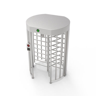 Tubo redondo da alta segurança 38mm de Full Height Turnstile do leitor de cartão do furto