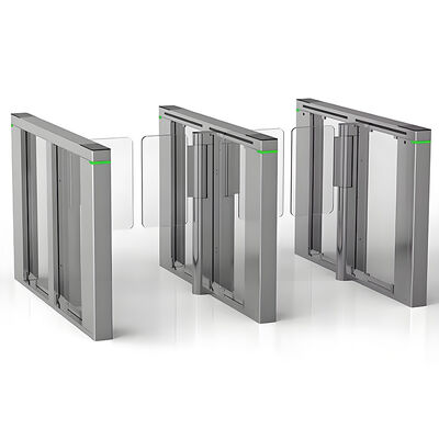 Canal do motor 900mm de Crystal Glass Swing Barrier Brushless do pedestre