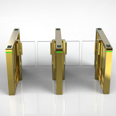 Rfid moderou o torniquete de vidro da porta de velocidade que passa rapidamente a largura de 900mm