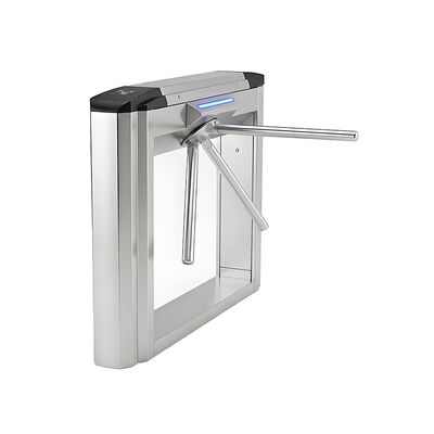 Torniquete de Três Braços com Controle de Acesso Bidirecional em Aço Inoxidável 304 com Amortecedor Hidráulico de Baixo Ruído