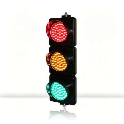 Luz de trânsito LED de policarbonato resistente aos raios UV com 40 LEDs de alto brilho e classificação de impermeabilidade IP65 para estacionamentos