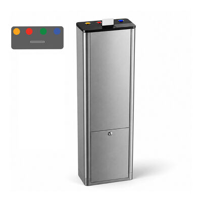 Relé de fonte de alimentação AC 220V 110V com saída de sinal, coletor de cartões de visitante temporários para reciclagem para catraca
