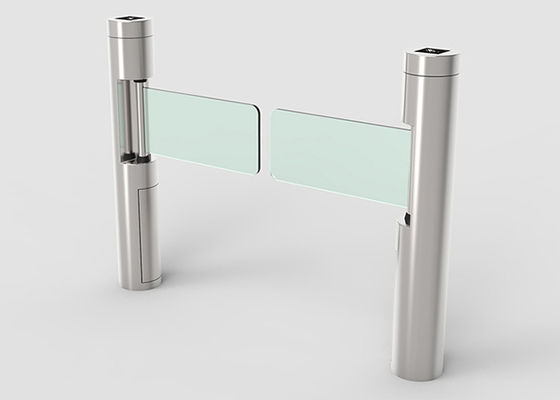 Portão de barreira de balanço do armário SS304 com motor sem escovas de corrente contínua e braço de 730 mm para controle de acesso