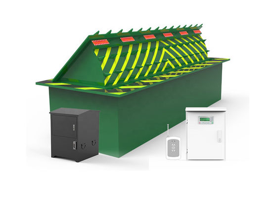 Bloqueador hidráulico de estrada anti-terrorista com potência de 3,7 kW, carga de 80 toneladas e altura de elevação de 500 mm para alta segurança