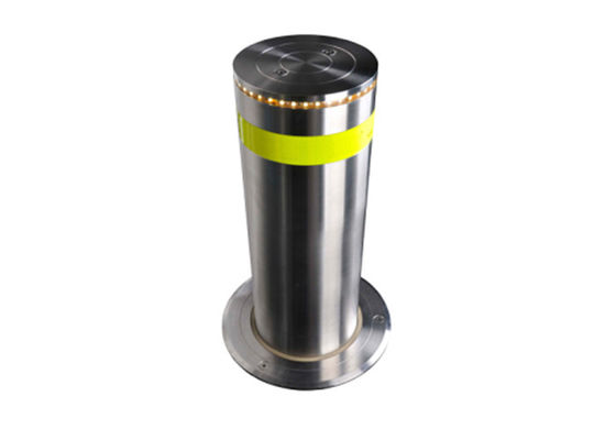 Bollard Automático Retrátil Anti-Colisão K12 Aço Inoxidável SS304 IP68 Impermeável para Áreas de Alta Segurança