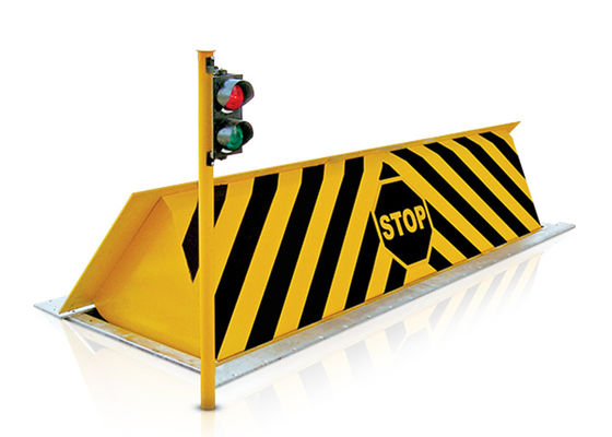 Bloqueador hidráulico de estradas antiterrorista com capacidade de carga de 80 toneladas, velocidade ajustável e construção de aço A3