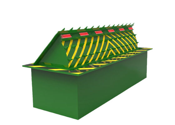 3.7KW Potência 80 Tons Carregamento Luz LED Aviso Bloqueador hidráulico da estrada Barreira de segurança