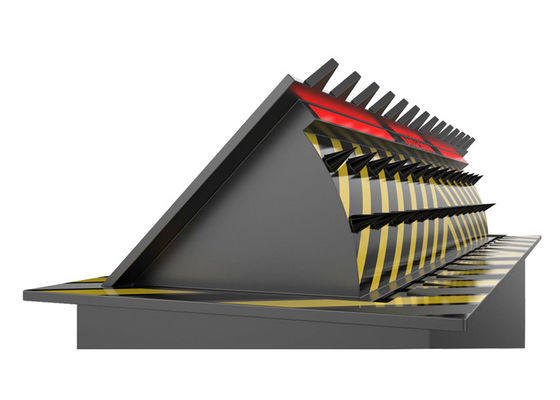 Bloqueador hidráulico de estradas de aço A3 de espessura de 16 mm com lâmpada LED para segurança antiterrorismo