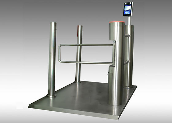 Barreira de giro com motor sem escovas SS304 com reconhecimento facial e medição de temperatura