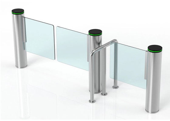 Portão de balanço para pedestres de 168 mm de diâmetro com motor sem escova de corrente contínua e função de auto fechamento